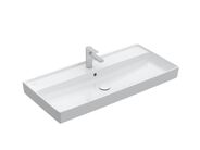 Villeroy & Boch Collaro Umyvadlo nábytkové 1000x470 mm, s přepadem, otvor pro baterii, CeramicPlus, Stone White