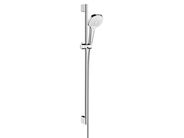 Hansgrohe Croma E Sprchová souprava Vario EcoSmart 9l/min 0,90m, bílá/chrom