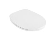 Villeroy & Boch Omnia Classic WC sedátko s poklopem, s tyčovým ocelovým závěsem, bílá
