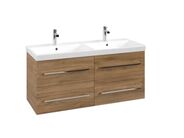 Villeroy & Boch Avento Umyvadlová skříňka, 1180x514x452 mm, 4 zásuvky, Oak Kansas