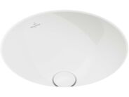 Villeroy & Boch Loop&Friends Umyvadlo vestavné, průměr 330 mm, bez přepadu, CeramicPlus, alpská bílá