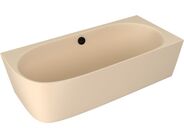 Polysan SUSSI R rohová stojící vana litý mramor 160x70x49,5cm, pravá, béžová mat