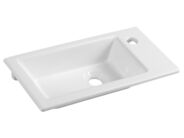Aqualine ZUNO 50 keramické umývátko nábytkové 50x25cm, bílá