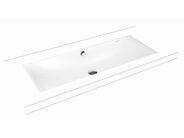 Kaldewei Silenio 3048 umyvadlo vestavné, s přepadem, 93,4x39,1x12,3 cm, Perl-Effekt, bílá