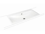 Kaldewei Silenio 3039 umyvadlo zápustné 120x46 cm, s přepadem, 1x1 otvor, Perl-Effekt, bílá