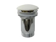 kielle Odtokové soupravy Umyvadlová výpusť, ClickClack, kov, bílá