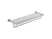 Bemeta Neo polička na ručníky s hrazdou, broušená nerez