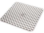 Gedy GEO podložka do sprchového koutu 53x53cm s protiskluzem, kaučuk, bílá