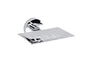 Bemeta Omega mýdlenka obdélníková s otvory, chrom