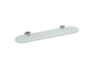 Bemeta Oval polička skleněná 520 mm, chrom