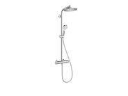 Hansgrohe Crometta Sprchový set S 240 Showerpipe s termostatem, EcoSmart 9 l/min, chrom