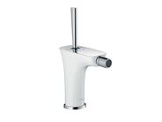 Hansgrohe PuraVida Bidetová baterie s výpustí, bílá/chrom