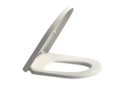 Villeroy & Boch SUBWAY 2.0 Comfort klozetové sedátko s poklopem, QuickRelease a SoftClosing, závěsy z ušlechtilé oceli, bílá