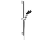 Hansgrohe Pulsify Select S Set sprchové hlavice, 3 proudy, EcoSmart, tyče 669 mm a hadice, chrom