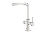 Grohe Blue Pure Dřezová baterie Minta s filtrační funkcí a výsuvnou koncovkou, supersteel