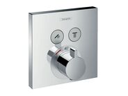 Hansgrohe ShowerSelect Termostatická baterie pod omítku, pro 2 výstupy, chrom