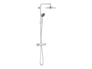 Grohe Vitalio Joy Sprchový set 260 s termostatem na zeď a poličkou, chrom