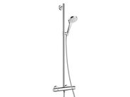 Hansgrohe Croma S Sprchový set SemiPipe Multi s termostatem, bílá/chrom