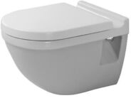 Duravit Starck3 závěsné WC, 36x54 cm, bílá