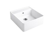 Villeroy & Boch Dřezy Keramický dřez 630x595 mm s odtokem, CeramicPlus, alpská bílá