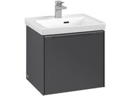 Villeroy & Boch Subway 3.0 Umyvadlová skříňka, 473x429x408 mm, 1 zásuvka, grafitová