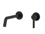 Sapho ICONIC podomítková dvouprvková umyvadlová baterie, černá mat