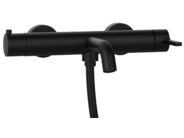 Sapho ICONIC nástěnná vanová baterie, černá mat