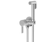 Sapho ICONIC podomítková bidetová baterie se Stop sprškou, kulatá, chrom