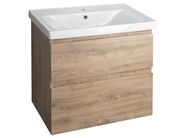 Aqualine ALTAIR umyvadlová skříňka 67x60x45cm, dub emporio