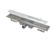 Alcadrain Antivandal podlahový žlab s roštěm 65 cm, nerez lesk