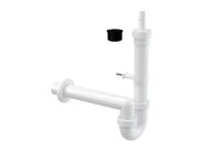 Alcadrain Sifon pračkový trubkový DN40, bílá