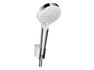 Hansgrohe Crometta Set sprchové hlavice, 2 proudy, držáku a hadice, bílá/chrom