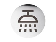 Bemeta Home piktogram - sprcha, kruh, nerez lesk