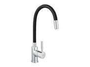 Novaservis Dřezová stojánková baterie pro beztlaké průtokové ohřívače, černá-chrom