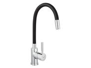 Novaservis Dřezová stojánková baterie pro beztlaké průtokové ohřívače, černá-chrom