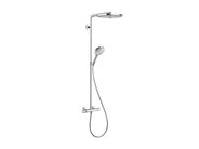 Hansgrohe Raindance S Sprchový set s termostatem, 300 mm, 2 proudy, bílá/chrom