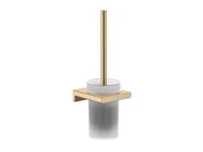 Hansgrohe AddStoris WC štětka nástěnná, matné sklo/kartáčovaný bronz