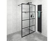 Gelco CURE BLACK sprchová zástěna 1400mm, čiré sklo