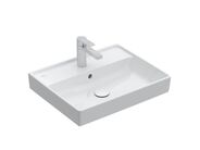 Villeroy & Boch Collaro Umyvadlo 600x470 mm, s přepadem, otvor pro baterii, CeramicPlus, Stone White