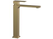 Sapho CUBEMIX stojánková umyvadlová baterie vysoká, bez výpusti, zlato mat