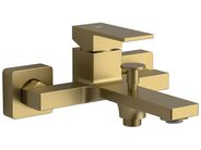 Sapho CUBEMIX nástěnná vanová baterie, zlato mat