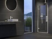 Ravak Cool! sprchové dveře COSD1, 90x195 cm, bílá mat, sklo transparent