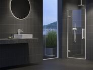 Ravak Cool! sprchové dveře COSD2, 100x195 cm, bílá mat, sklo transparent