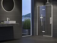 Ravak Cool! sprchové dveře COSD2, 110x195 cm, bílá mat, sklo transparent