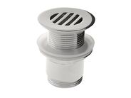 Sapho Umyvadlová výpust 5/4“, neuzavíratelná, design zátka, 25-50mm, chrom