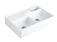 Villeroy & Boch Dřezy Keramický dřez 895x630 mm s odtokem, CeramicPlus, alpská bílá