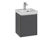 Villeroy & Boch Subway 3.0 Umyvadlová skříňka, 351x429x309 mm, 1 dvířka, grafitová