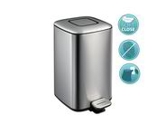 Sapho REGENT odpadkový koš 12l, Soft Close, nerez mat