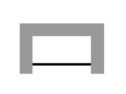 Duravit Starck vanový panel 199 cm, do niky