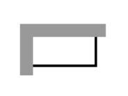 Duravit Starck vanový panel 200x100 cm, do levého rohu